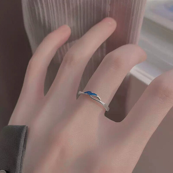 Ocean Blue Open Ring - Image 2