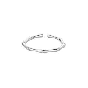 New Minimalist Bamboo-Inspired Ring